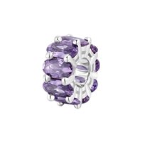 Charm Brosway Dame FANCY MAGIC PURPLE in Stahl FMP01